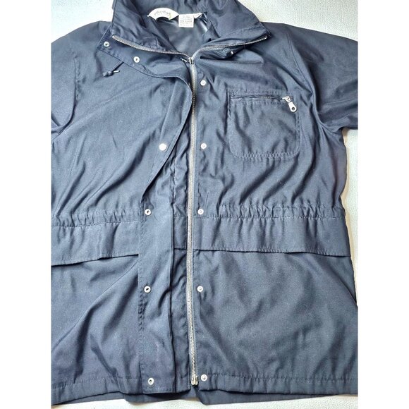 Eddie Bauer Women's Jacket L Black 100% Polyester Full Zip Snap Pockets - Picture 8 of 14